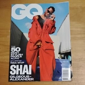GQ Magazine Shai Gilgeous-Alexander 50 Most Stylish People Alive November 2025